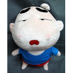 Crayon Shin chan knuffel blauw shirt +/- 45cm